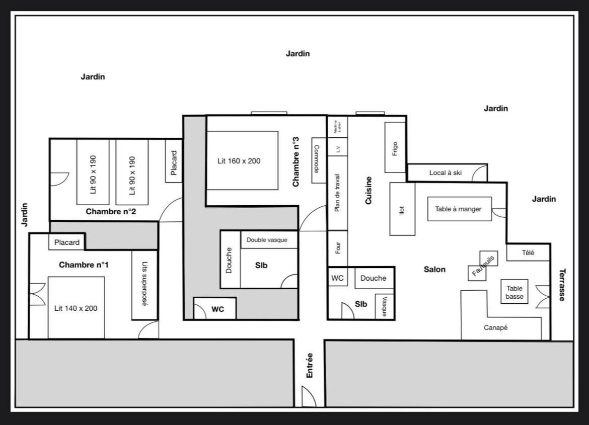 Appartement Tetra Bourg-Saint-Maurice Exterior foto